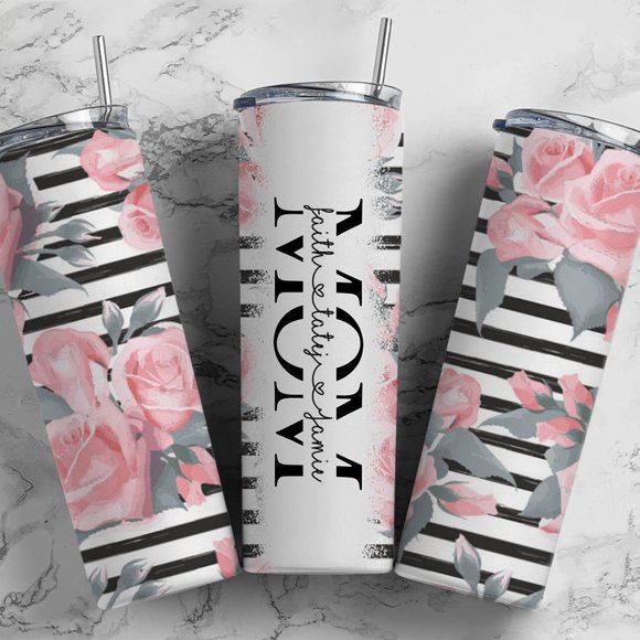 Hand Crafted Other - Roses for Custom Tumbler 20 oz.